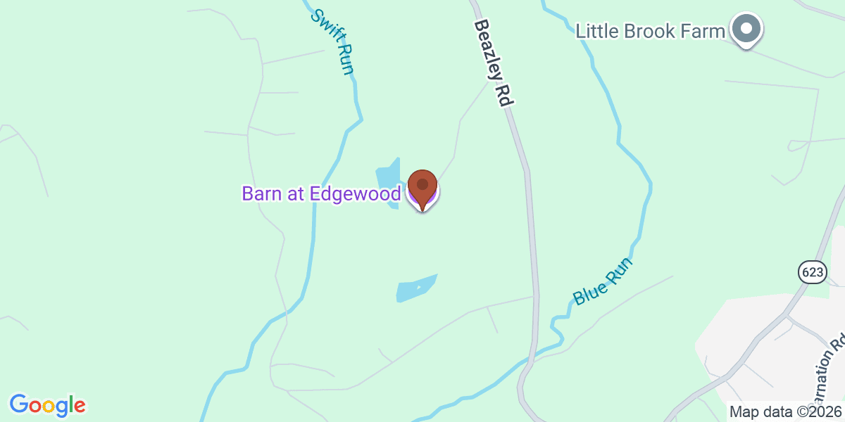 Map showing Barn at Edgewood