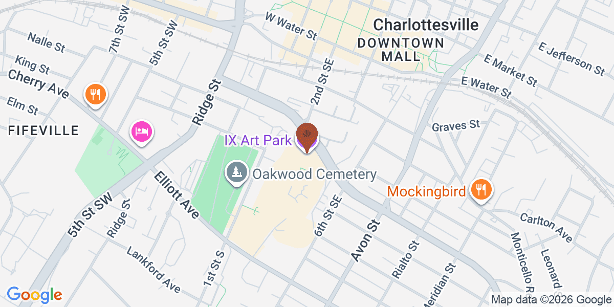 Map showing IX Art Park