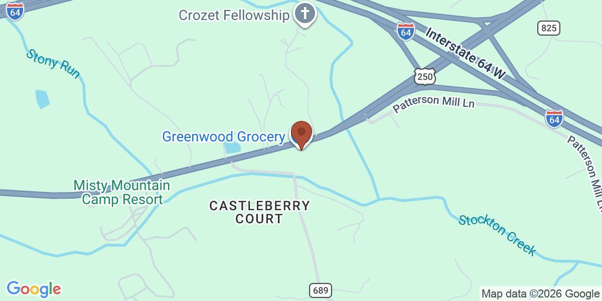 Map showing Greenwood Gourmet Grocery