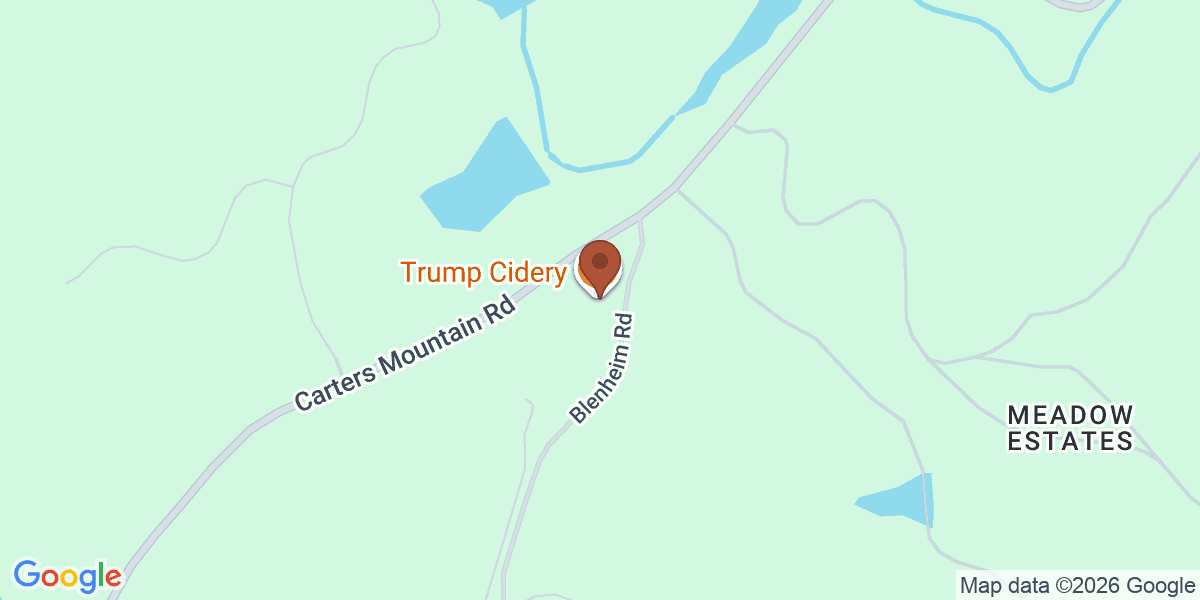 Map showing Trump Cidery