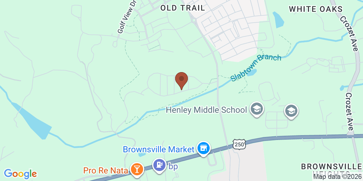 Map showing Craig Builders at Old Trail Village