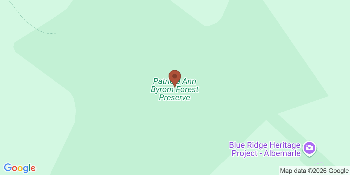 Map showing Patricia Ann Byrom Forest Preserve