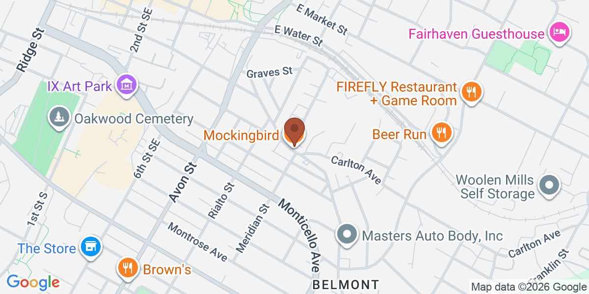 Map showing Mockingbird