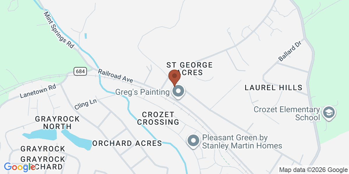 Map showing Steve Carter Plumbing