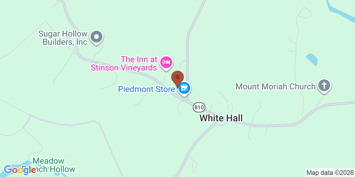 Map showing Stinson Vineyards
