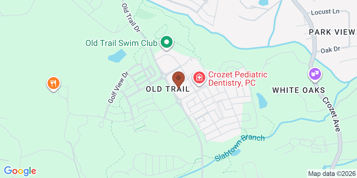 Map showing acac Fitness & Wellness — Crozet