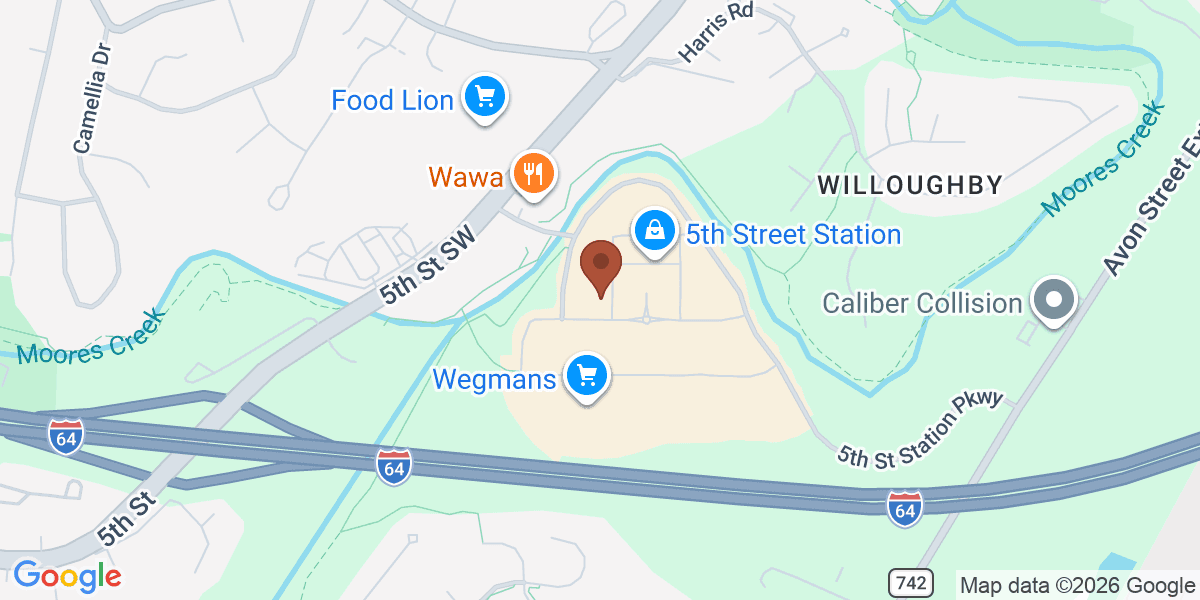 Map showing The Joint Chiropractic