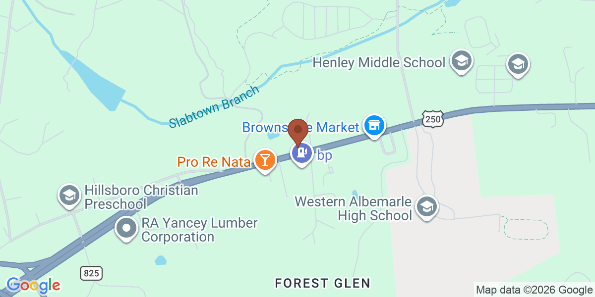 Map showing Citgo