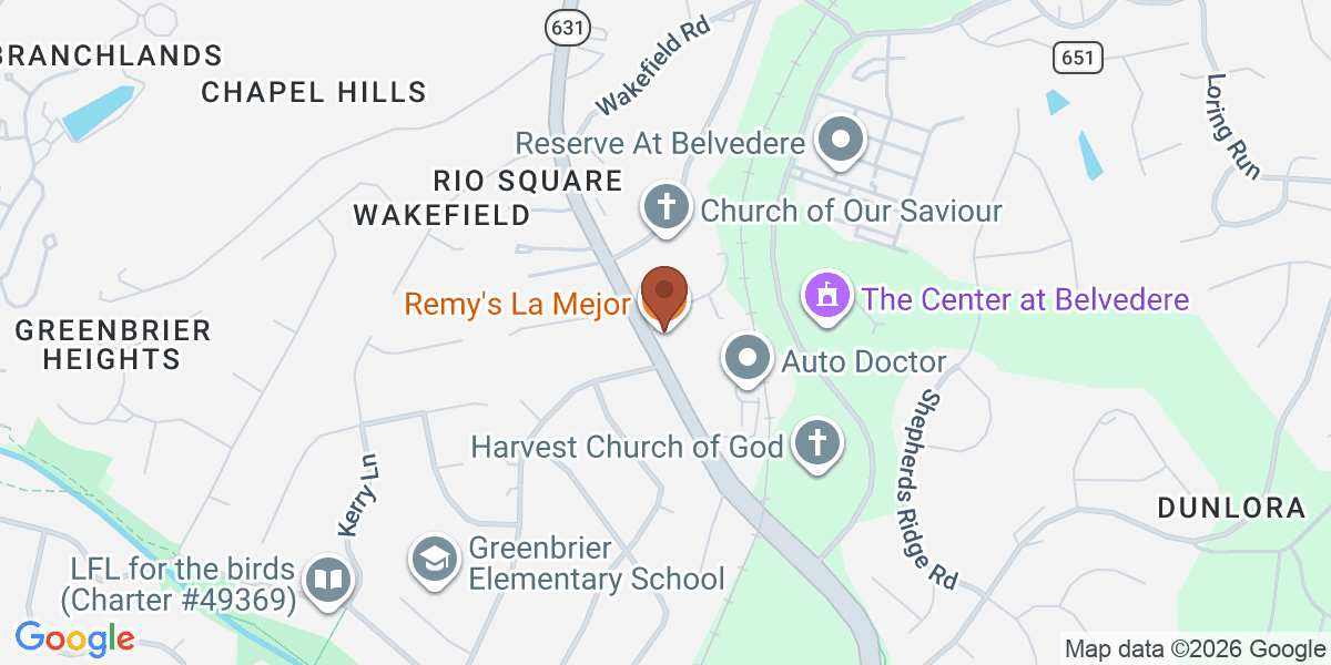 Map showing Remy's La Mejor Llc