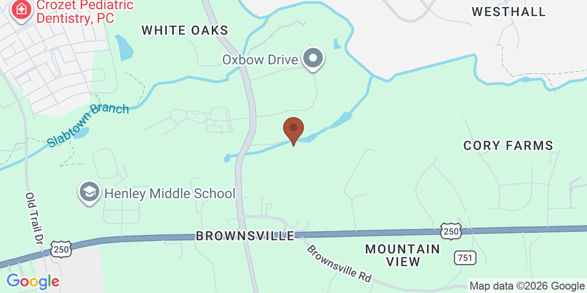 Map showing Hidden Valley Forest School