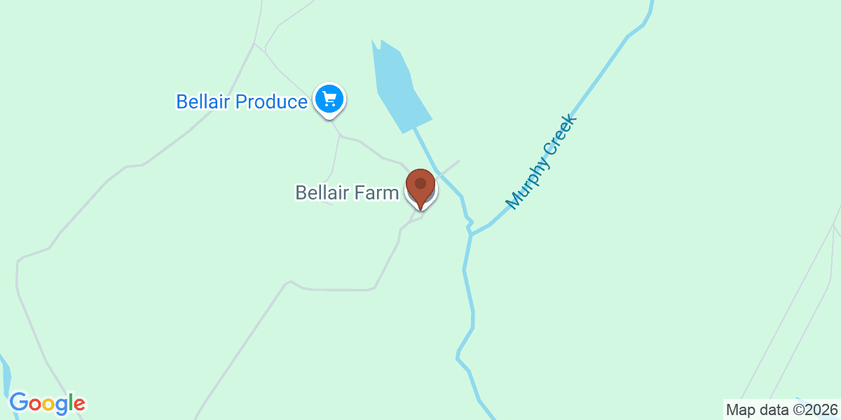 Map showing Bellair Farm