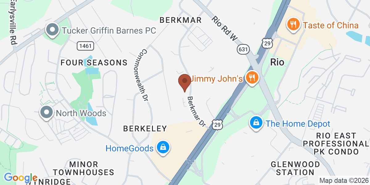 Map showing Robertson Electric