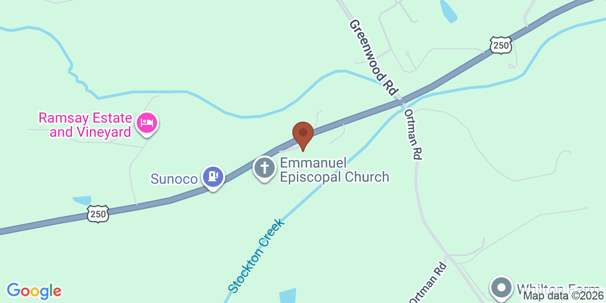 Map showing St. Nicholas Orthodox Church