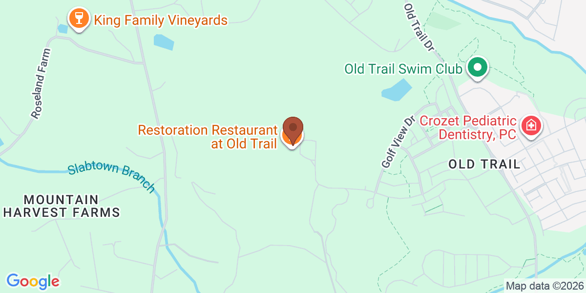Map showing The Clubs of Old Trail