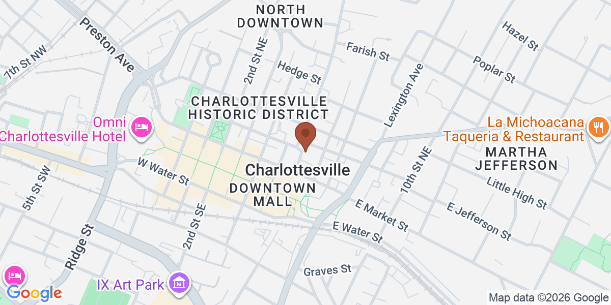 Map showing Commonwealth Contractors