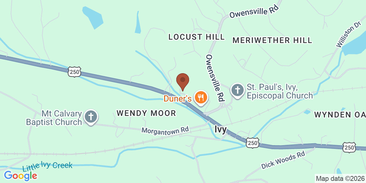 Map showing Green Mountain Construction LLC