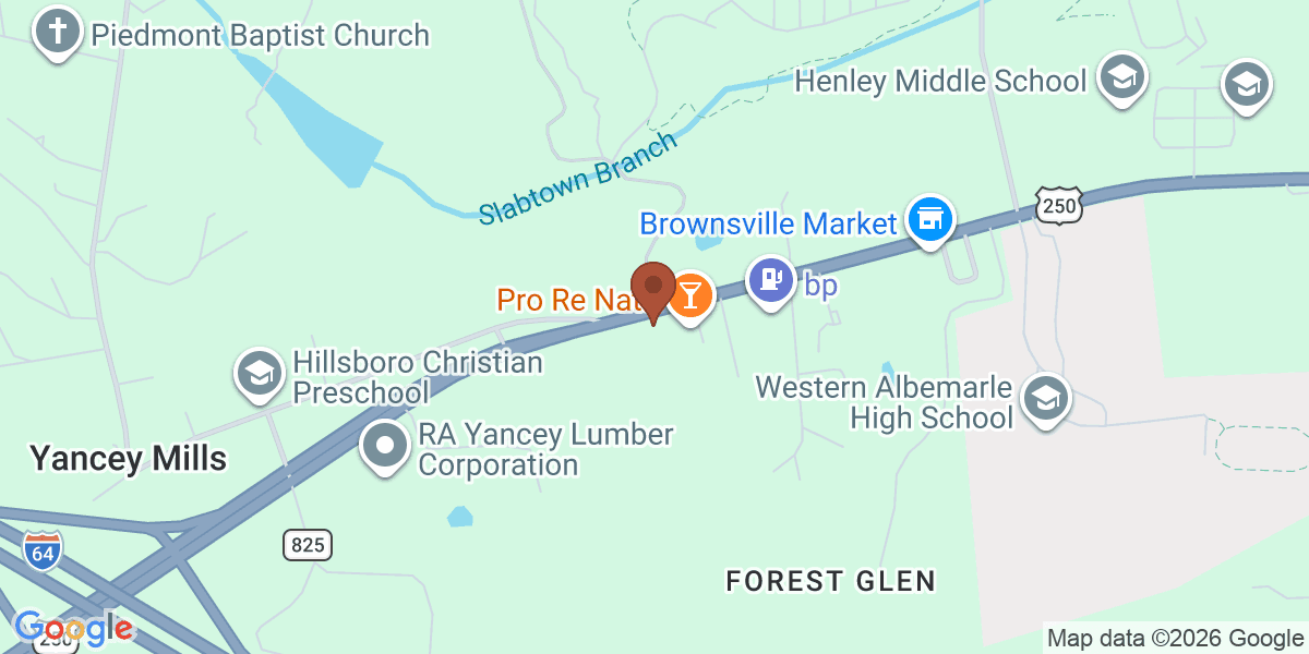 Map showing Crozet Speech & Learning Center