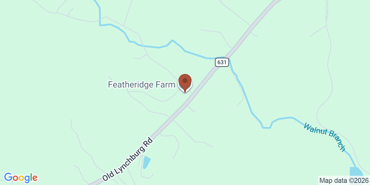 Map showing Featheridge Farm