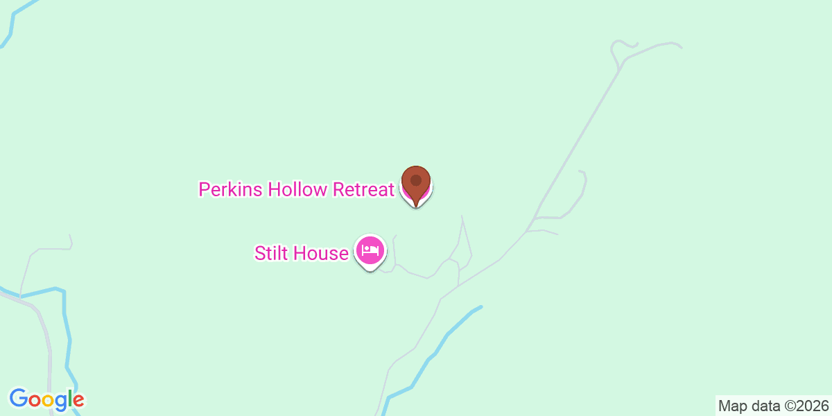 Map showing Perkins Hollow Retreat