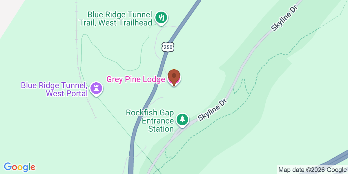 Map showing Grey Pine Lodge