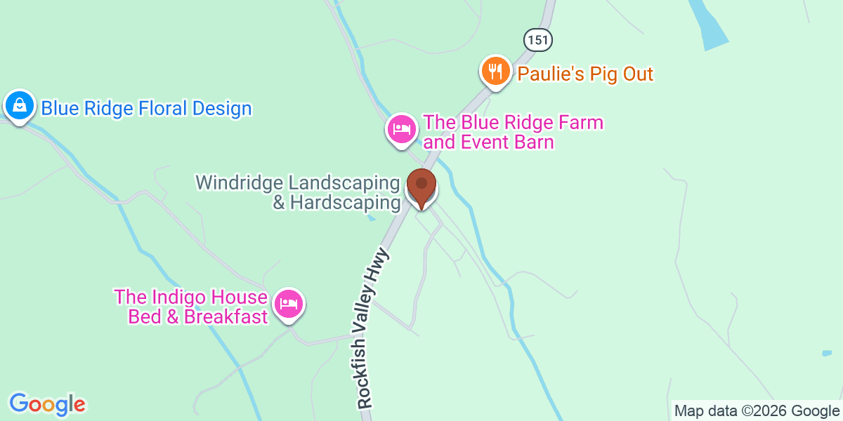 Map showing Windridge Landscaping & Hardscaping