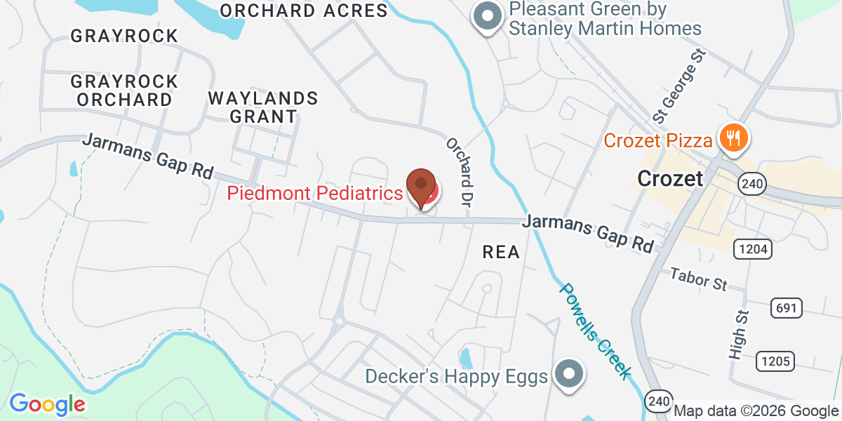 Map showing Three Little Birds Therapy