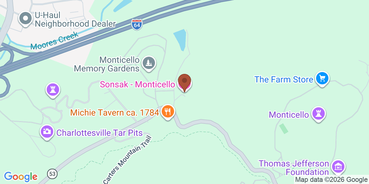 Map showing Sonsak - Monticello