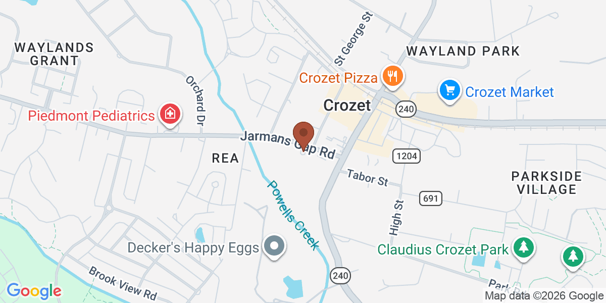 Map showing l'etoile Catering