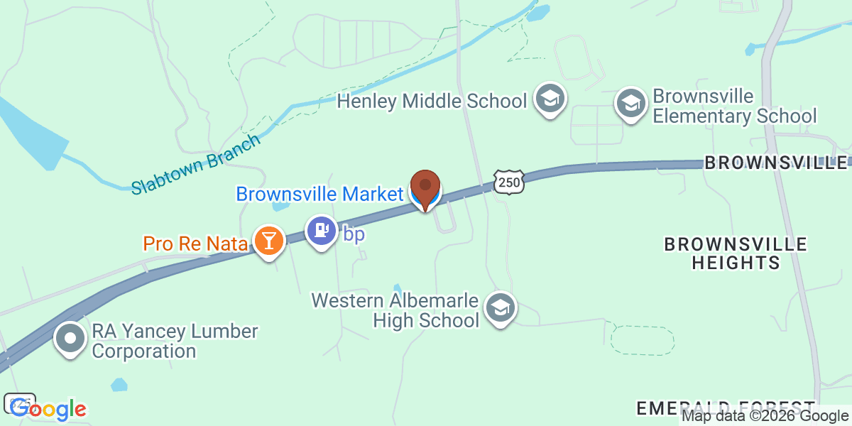 Map showing Brownsville Market