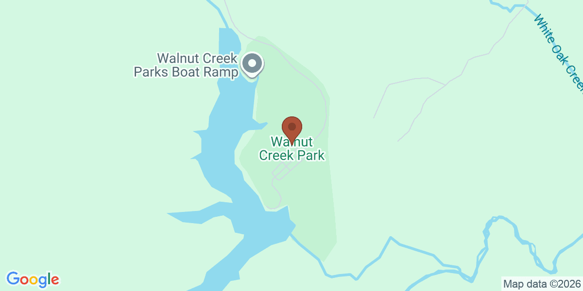 Map showing Walnut Creek Park