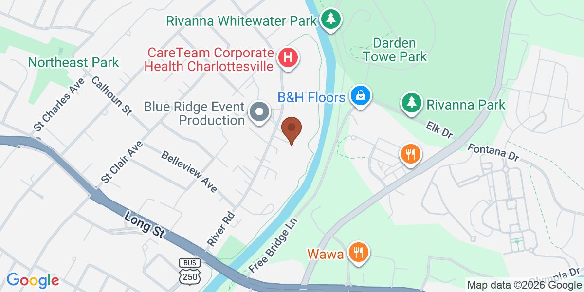 Map showing The Great Outdoors, LLC.