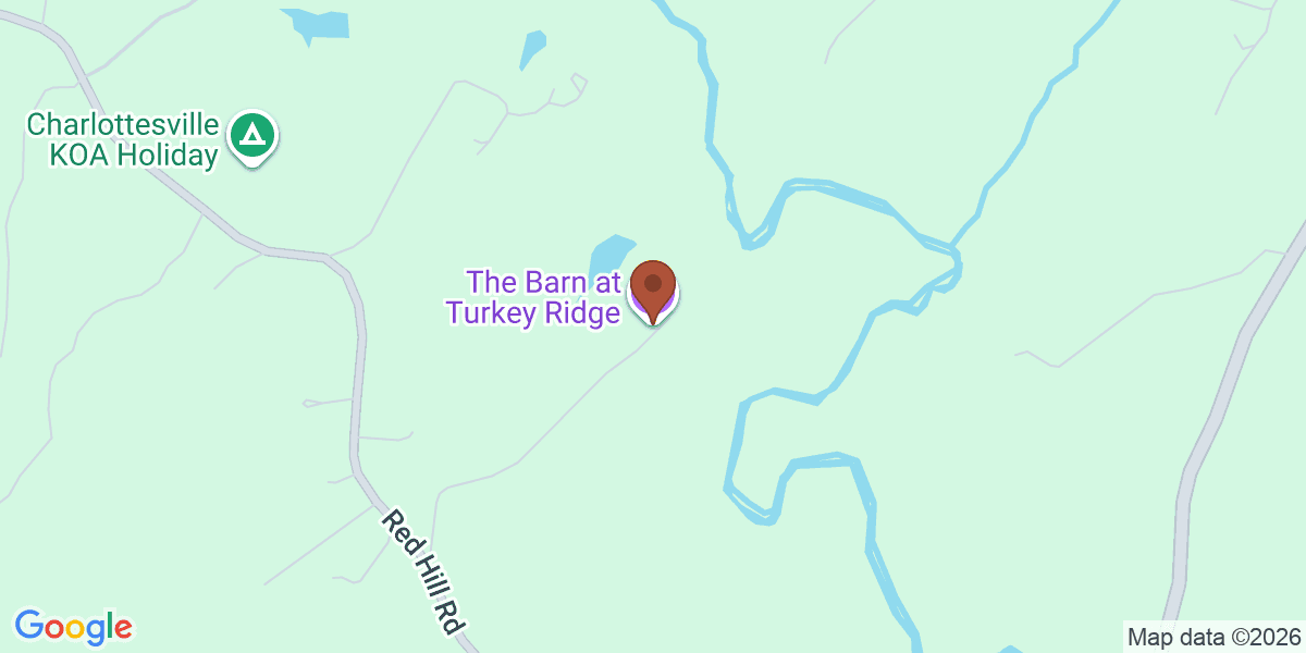 Map showing The Barn at Turkey Ridge