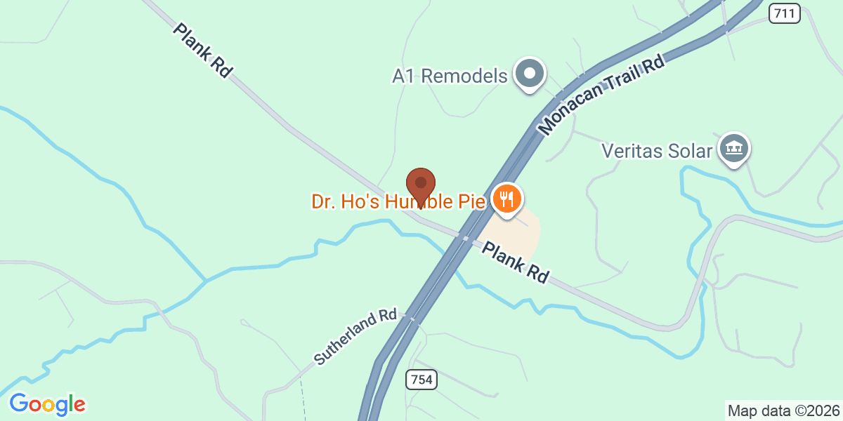 Map showing Crossroads Inn