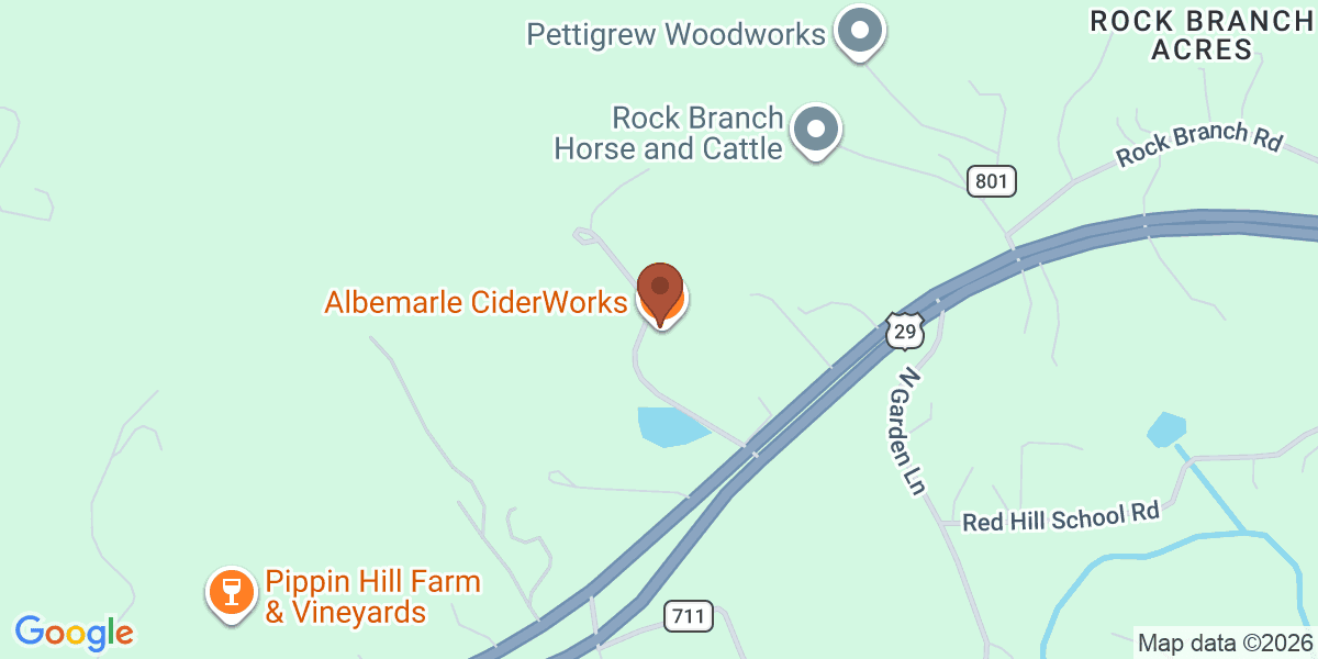 Map showing Vintage Virginia Apples
